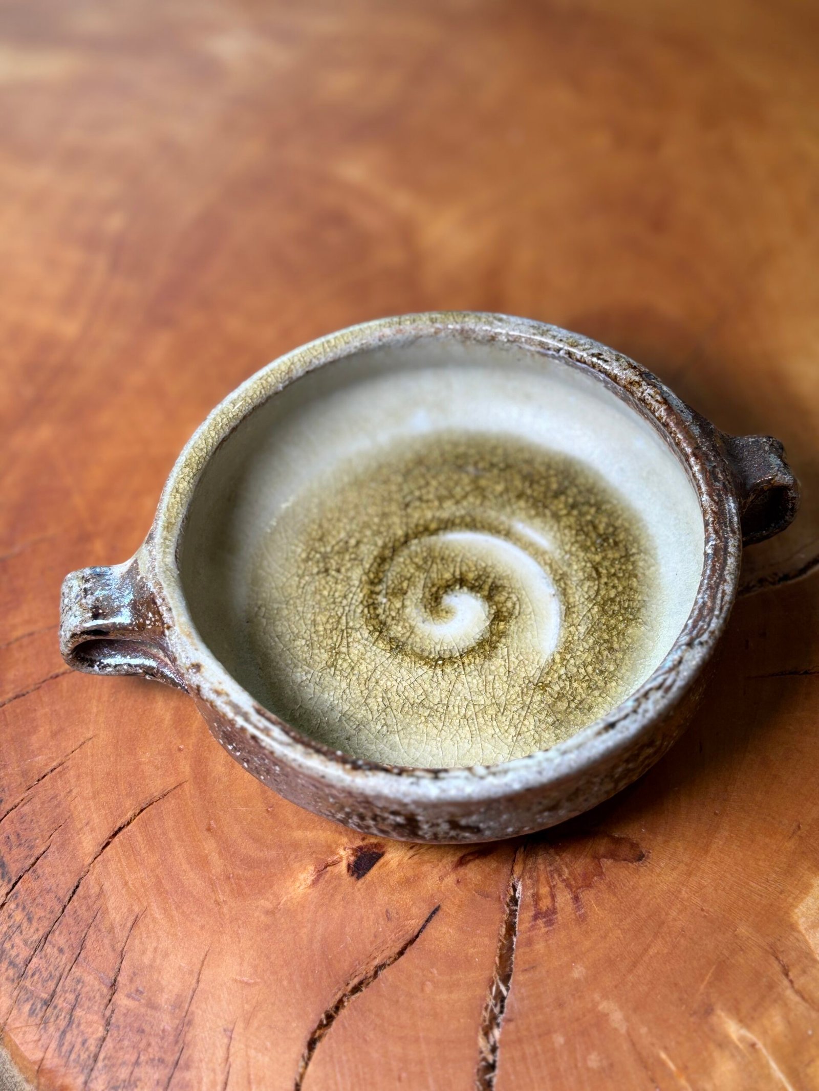 Handcrafted Scottish ceramic wedding quaich